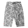 JAY BIKER SHORTS - BLACK & WHITE