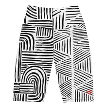  JAY BIKER SHORTS - BLACK & WHITE