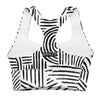 LORRIANE SPORTS BRA - BLACK & WHITE