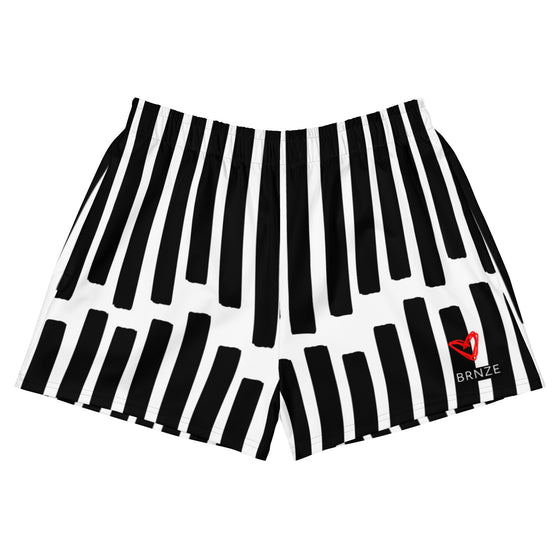 VONNE SHORTS - BLACK & WHITE