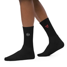  B|A CREW  HEART SOCKS - BLACK