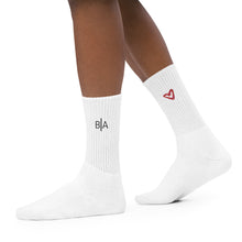  B|A CREW  HEART SOCKS  - WHITE